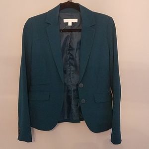 New york and company teal blazer